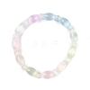 Natural Selenite Beaded Stretch Bracelets for Women BJEW-F481-01A-2