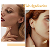 10Pcs Stainless Steel Spiral Pad Cuff Earrings EJEW-HS0001-03RC-6
