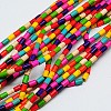 Synthetic Turquoise Beads Strands TURQ-G120-5x9mm-M-2