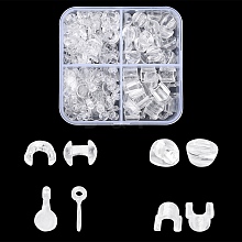 4 Style AS Plastic Base Buckle Hair Findings KY-YW0001-40