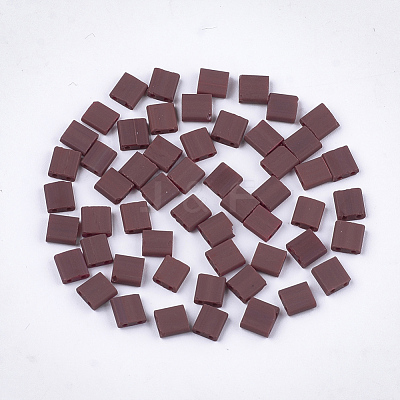 2-Hole Opaque Glass Seed Beads SEED-S023-23C-04-1