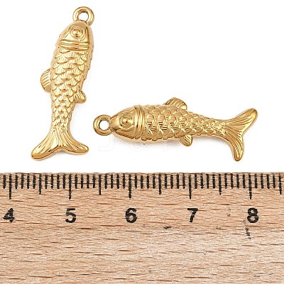 304 Stainless Steel Pendants STAS-A132-06B-G-1