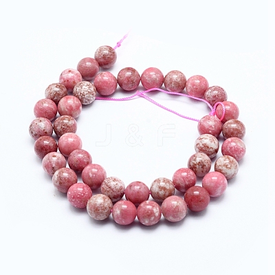 Natural Thulite Beads Strands G-G823-06-10mm-1
