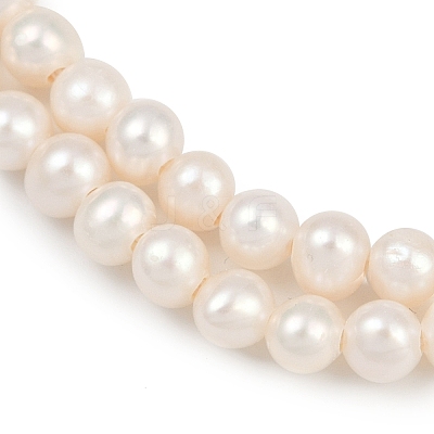 Natural Cultured Freshwater Pearl Beads Strands PEAR-I007-07O-13-1