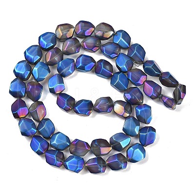 Electroplate Glass Beads Strands EGLA-C009-01A-FR02-1