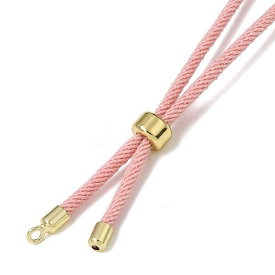 3MM Adjustable Round Nylon Braided Cord Bracelet Making FB-CBAA152-04G-27-1
