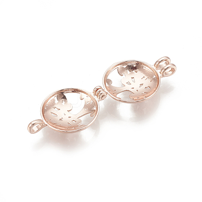 Alloy Locket Pendants PALLOY-S062-54RG-1