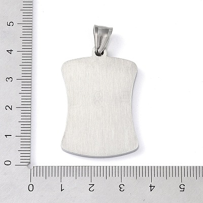 304 Stainless Steel Pendants STAS-O008-01J-1