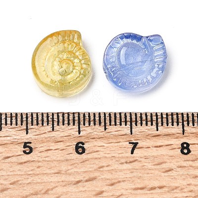 Gradient Color Transparent Glass Beads EGLA-L047-05A-1