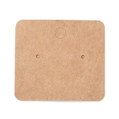 Blank Kraft Paper Earring Display Cards CDIS-G005-05-1
