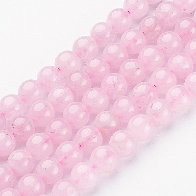 Natural Rose Quartz Beads Strands GSR4mmC034-1