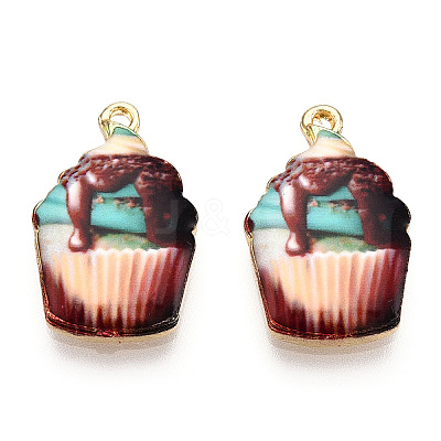 Printed Alloy Pendants ENAM-N056-202D-1