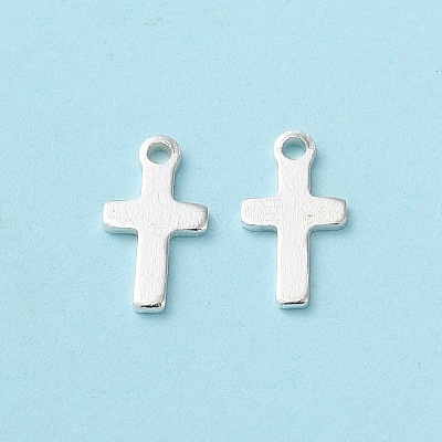 925 Sterling Silver Cross Chain Extender Drops STER-P053-04S-1