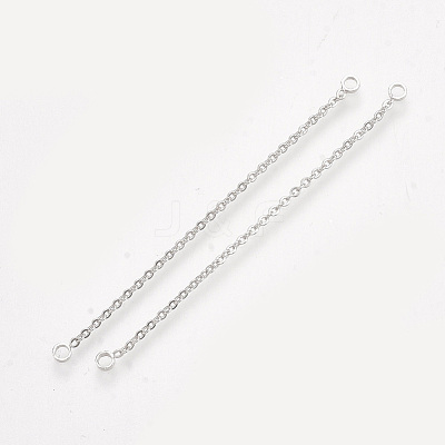 Brass Chain Links Connectors KK-T044-03A-P-1