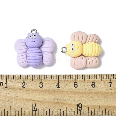 Opaque Resin Pendants RESI-V001-08-1