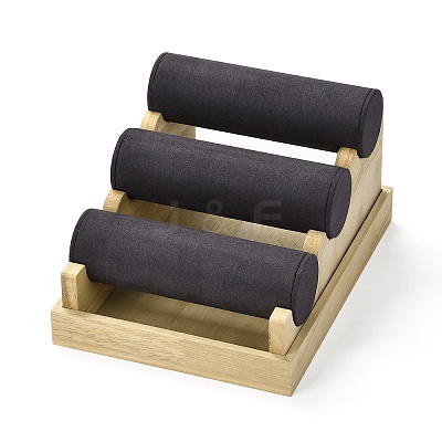 3 Layer Wood Jewelry Bracelet Displays Stands RDIS-K003-02A-1