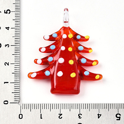 Handmade Lampwork Pendants LAMP-T023-12-1