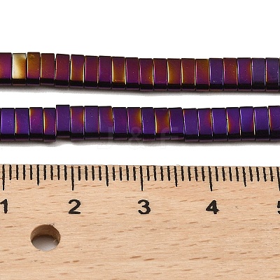 Electroplated Non-magnetic Synthetic Hematite Beads Strands G-G089-A02-05-1