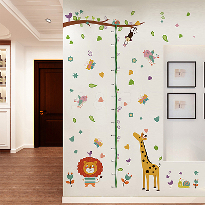 PVC Height Growth Chart Wall Sticker DIY-WH0232-002-1
