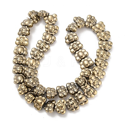 Electroplated Synthetic Non-magnetic Hematite Beads Strands G-Z032-D02-05E-1