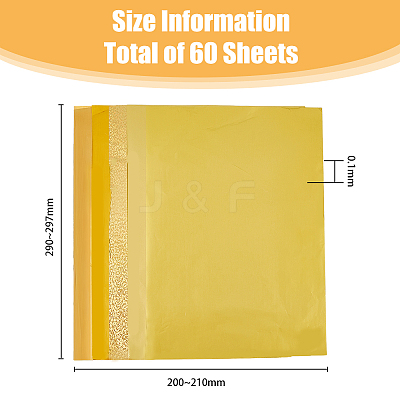 50Pcs 5 Styles PET Stamping Hot Foil Paper DIY-FH0006-17-1