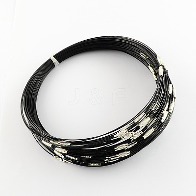 Stainless Steel Wire Necklace Cord DIY Jewelry Making TWIR-R003-24-1