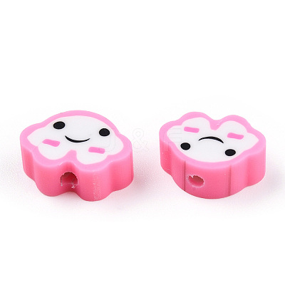 Handmade Polymer Clay Beads CLAY-N008-033F-1
