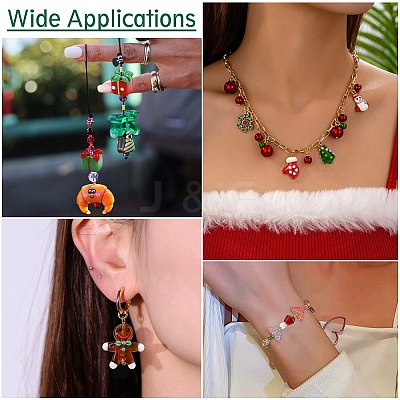 10Pcs 10 Styles Handmade Lampwork Beads LAMP-CJ0002-73-1