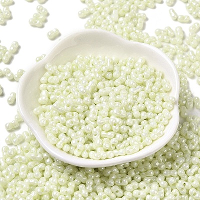 Opaque Colours Luster Glass Seed Beads SEED-B001-01A-01-1