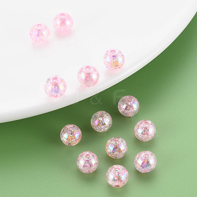 Transparent Crackle Acrylic Beads LS-MACR-S373-66-L04-1