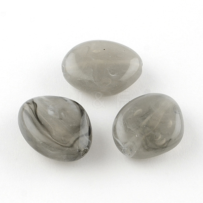 Imitation Gemstone Acrylic Beads OACR-R019C-10-1