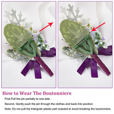1Pc Silk Cloth Wrist Corsage AJEW-CP0001-72-1