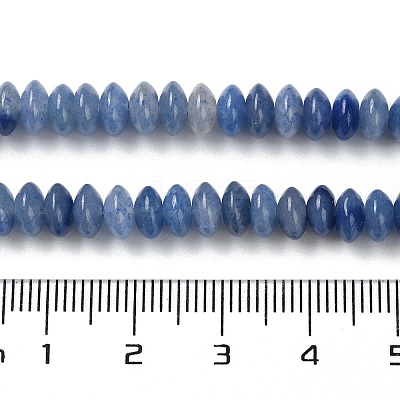 Dyed & Heated Natural Blue Aventurine Beads Strands G-Z030-A25-01-1