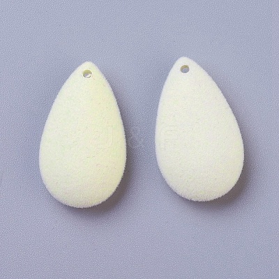 Flocky Acrylic Pendants X-OACR-I001-I14-1