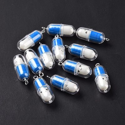 Translucent Plastic Pendants X-KY-L006-29F-1