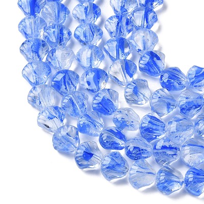Inner Flower Handmade Lampwork Beads Strands LA-CBA3F7A-02I-1