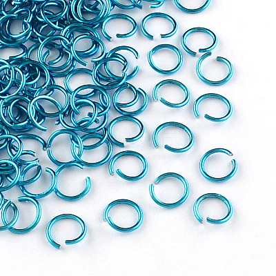 Aluminum Wire Open Jump Rings X-ALUM-R005-0.8x6-16-1
