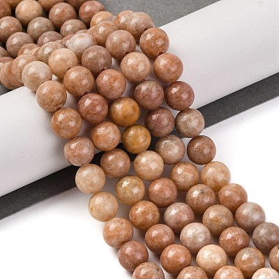 Natural Orange Quartz Beads Strands G-P551-A01-03-1