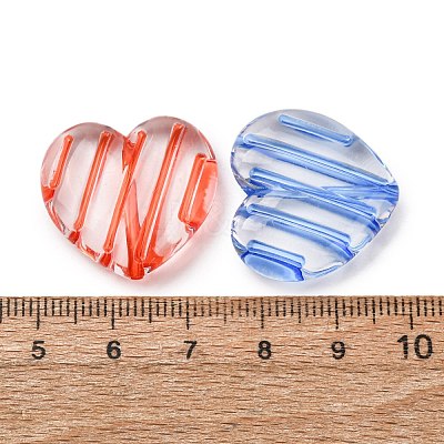 Transparent Enamel Acrylic Beads AC-CBABC78-02-1
