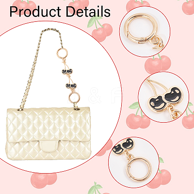 Zinc Alloy Chain Link Purse Strap Extenders AJEW-WH0479-46B-1