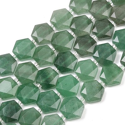 Natural Green Aventurine Beads Strands G-G144-A04-01A-1
