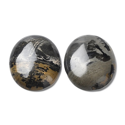 Natural Dendritic Jasper Cabochons X-G-F608-02A-01-1