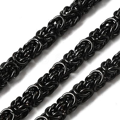 304 Stainless Steel Byzantine Chains CHS-P007-07B-01-1