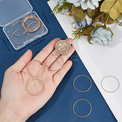 Brass Linking Rings KK-BBC0024-94B-1