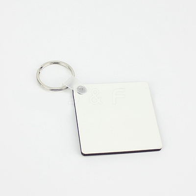 Sublimation Double-Sided Blank MDF Keychains ZXFQ-PW0001-045-1