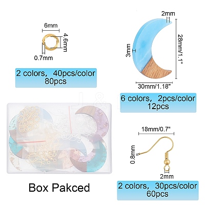 DIY Earring Making Kit DIY-OC0007-52-1