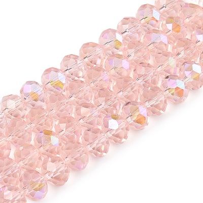 Electroplate Glass Beads Strands EGLA-A044-T8mm-L22-1