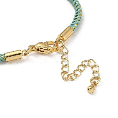 Braided Nylon Cord Bracelet Making MAK-L043-01G-13-1