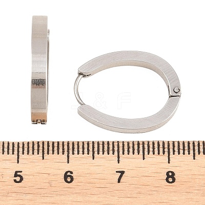 201 Stainless Steel Hoop Earrings EJEW-T056-03P-02-1