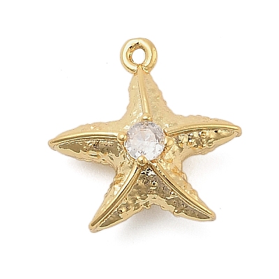 Brass Micro Pave Cubic Zirconia Pendants LS-KK-I380-06G-1
